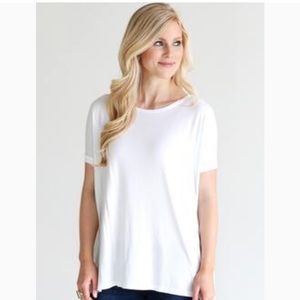 PIKO 1988 white short sleeve tunic tee
